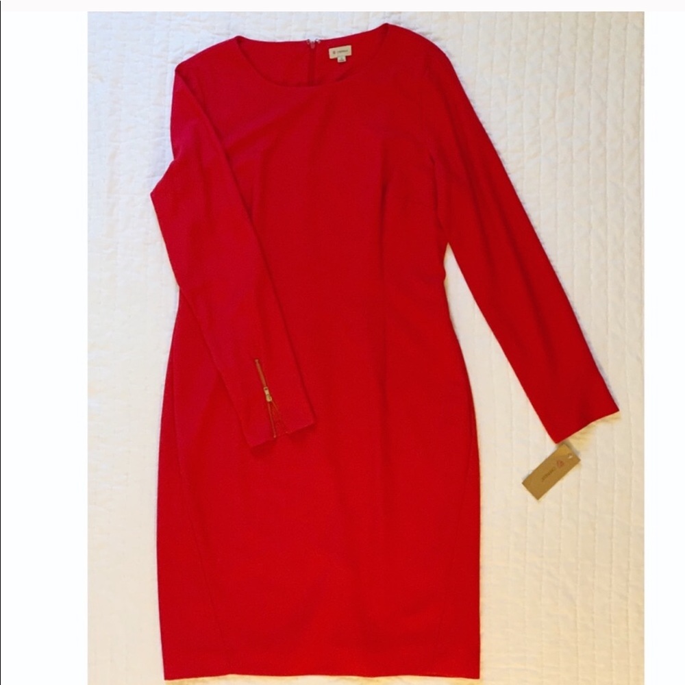 Elegant Cremieux Red Dress - Picture 2 of 5
